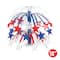 Beistle 18" Red, White & Blue Star Cascade Centerpiece